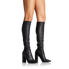 Load image into Gallery viewer, Helmut Knee High 105 - Stretch Nappa